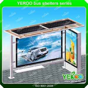 [Hot Item] Customized Solar Advertising Bus Shelter