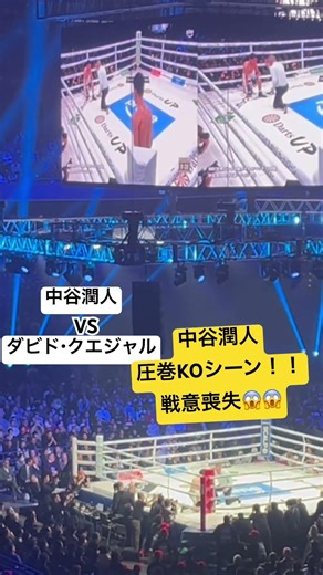 中谷潤人🥊衝撃KOシーン💥相手戦意喪失💀#中谷潤人 #ダビド・クエジャル #クエジャル#ボクシング #boxing #ko #ダウン #pfp #バンタム級 #wbc #世界 #タイトルマッチ