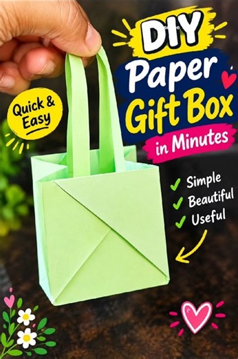 This Fold Is the Secret to a Perfect Paper Bag | ORIGAMI GIFT bag STEP BY STEP | MAGIC PAPER bag |