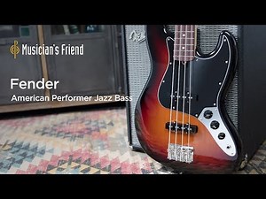 Fender American Performer Jazz Bass Demo - All Playing, No Talking
