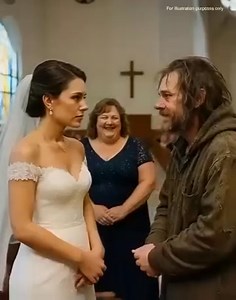 The stepmother forced her stepdaughter to become engaged to a beggar to disgrace her in front of everyone! On the day of the wedding, everyone was terrified by the secret the beggar revealed… The late afternoon sun dipped low behind the skyscrapers, casting long golden rays across the cobbled streets of the Upper East Side. In the shadow of a towering cathedral, preparations for an elegant wedding were in full swing. White roses lined the church entrance. Musicians tuned their instruments beneat