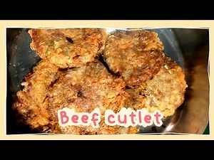 Easy beef cutlet recipe | at home | Cousin zone