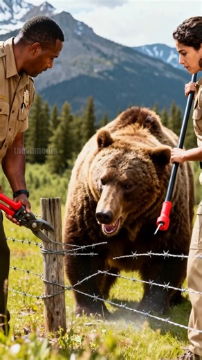 24K views · 134 reactions | Brave Rangers Rescue Grizzly Bear From Deadly Fence! #wildlife #rescue #animals | Team Stories | Facebook