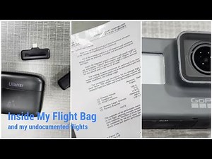 Inside My Flight Bag Camera Gear, Study Materials & Must Haves