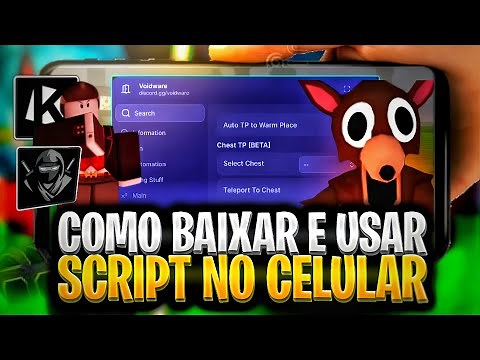 Como Baixar e Colocar SCRIPT no 99 Noites na Floresta (CELULAR/MOBILE) Instalar Executor/Usar Script