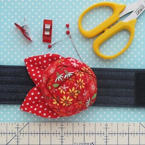 Rose Wristlet Pincushion Pattern | Video - Sewing With Scraps