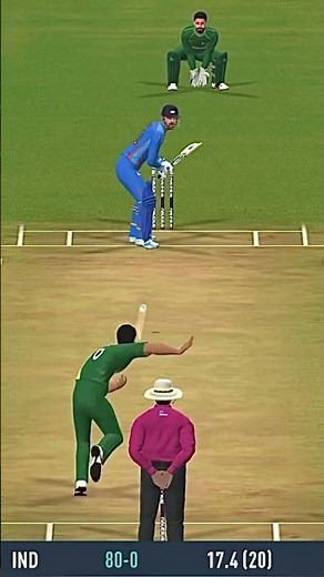 Clash of Rivals | 🇮🇳IND vs PAK | Real Cricket 24 | Highlights #INDvsPAK #RealCricket24 #CrickShort