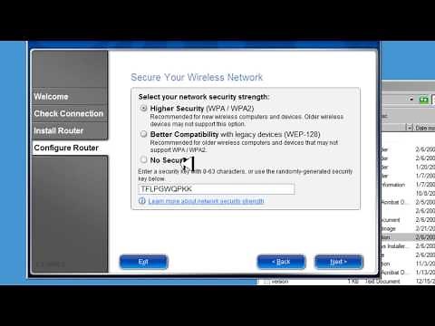 Linksys Wireless Setup for the WRT160N