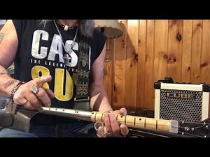Flooding Blues lesson for 3 string Shovel Guitars