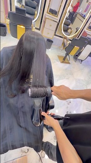 Bouncy Blow Dry Hair Tutorial 😍 | Easy Hair Blow Dry 🔥 #hairgoals #salonhair #foryou #sleekhair
