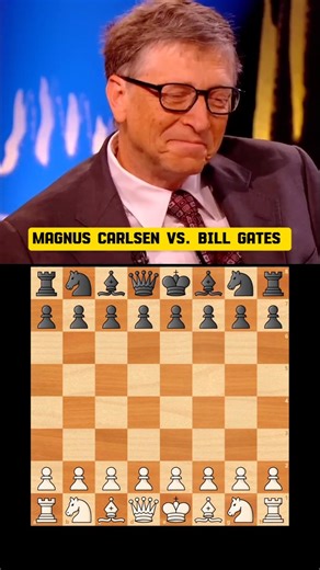 Magnus Carlsen Checkmates Bill Gates in just 12 seconds 🔥