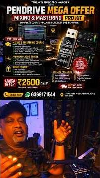 Mixing & Mastering Course in Tamil 🔥 | Learn Pro Audio in Tamil Nadu 🎧#mixing