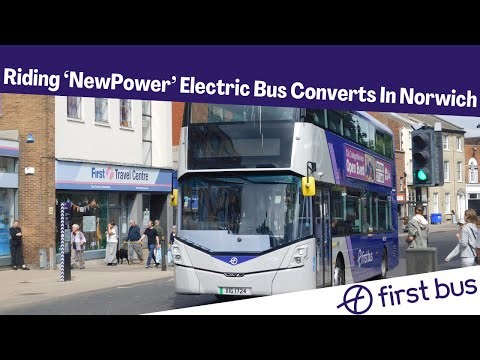 Riding The NewPower Electric Bus Conversions In Norwich | FirstBus In Norwich