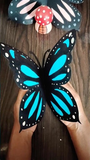 Turn Paper into Beautiful Butterflies 🦋 | Easy DIY Wall Decor | Paper Butterfly Wall #diy #craft