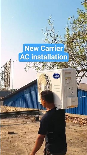 Split AC Indoor & Outdoor Setup | Full Installation Video #acservice #acinstallation
