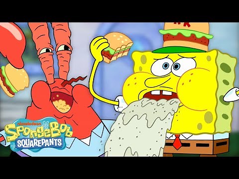 Every BAD Krabby Patty SpongeBob Ever Served 🍔 | 30 Minute Compilation | ‪@SpongeBobOfficial‬