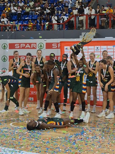 South African SPAR Proteas Celebrate Their Victorious Win