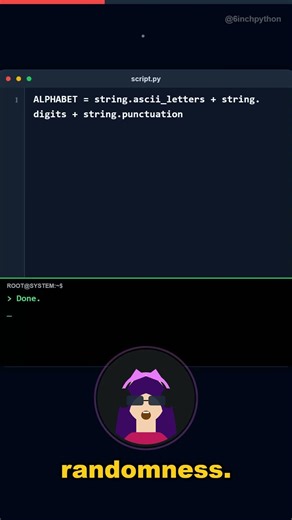 Don't trust 'random' for passwords. Leveraging Python's `secrets`... #Python #SecurityShorts #Shorts