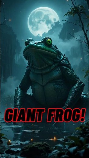 From Tiny Frog to GIANT MONSTER Frog 🐸😱 (Mind-Blowing Transformation) #GiantFrog #MindBlowing