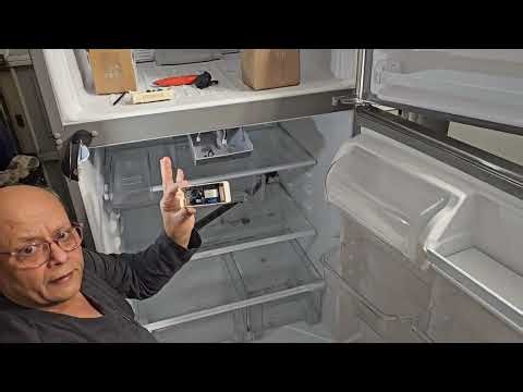 كيفية أصلاح ثلاجه الكومبريسر لايعمل / how to change control panel in a fridge