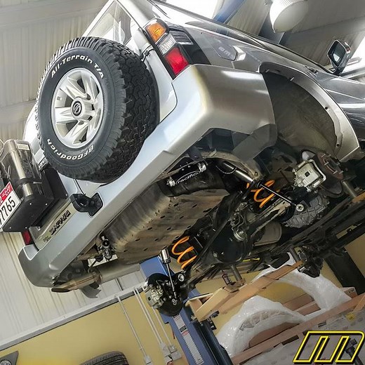 Nissan Patrol Y61 Mebar Suspension System Stage 4