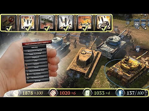 COH2 Cheat Commands Mod 2 Guide