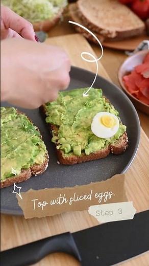 How to make avocado toast | Avocado egg toast