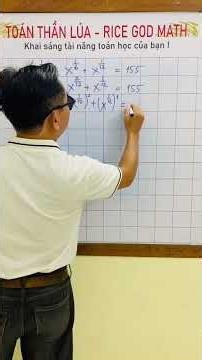Bài toán lũy thừa hay ! #toanthanlua #maths #shorts