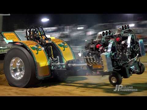 Tractor Pulling 2025: Light Modified Tractors pulling at The Pullers Championship in Nashville, IL