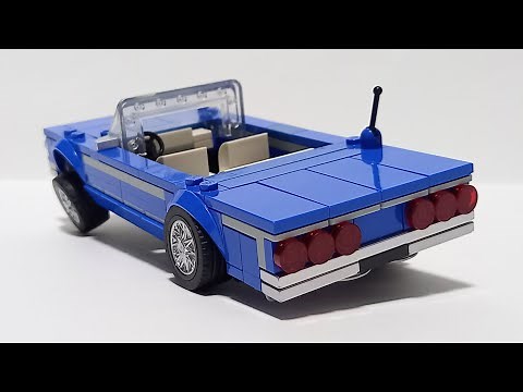 LEGO Lowrider With Simulated Hydraulics Tutorial | 1964 Chevrolet Impala