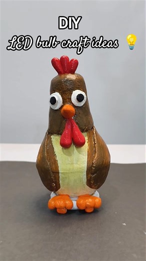 DIY LED bulb craft ideas 💡 | crafterjyoti |