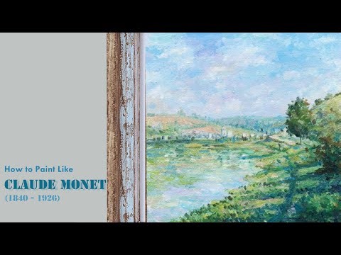 How to Paint Like Claude Monet | Impressionist Landscape