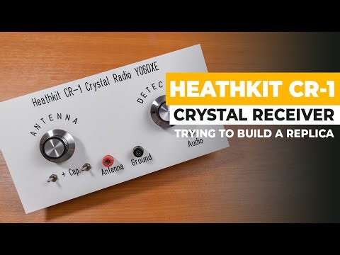 Heathkit CR-1 Crystal Radio Replica - 1958 Classic Crystal Set