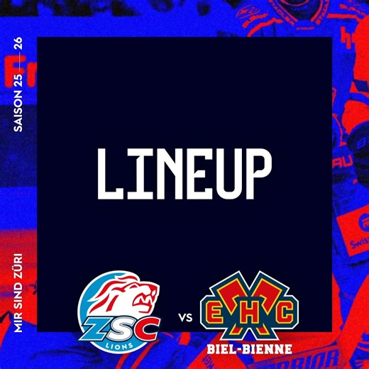 ZSC Lions on Instagram: "🔵⚪️🔴 ZSC Lions ohne Kukan, Bader, Baltisberger, Hollenstein (verletzt), Bünzli, Ustinkov, Henry, Olsson (GCK Lions). 💻📲 Live-Telegramm uf zsclions.ch und dä ZSC-App"