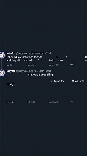 Evil Toby Fox be like