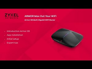 Zyxel Armor G5 Multi Gigabit Router unpacking setup and tips [EN]