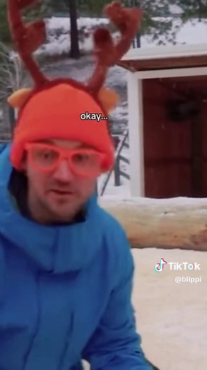 Feeding Reindeer at the Blippi Reindeer Farm