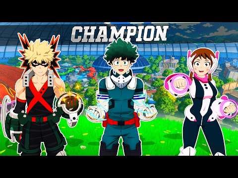 Deku's FIRST TIME Playing My Hero Ultra Rumble...