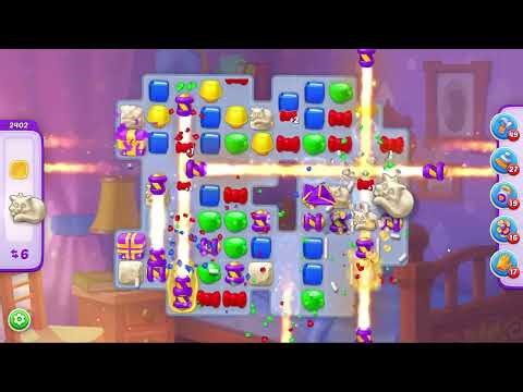 Homescapes Level 2402 - 14 Moves - No Boosters