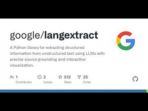 GitHub - google/langextract: A Python library for extracting structured information from unstruct...