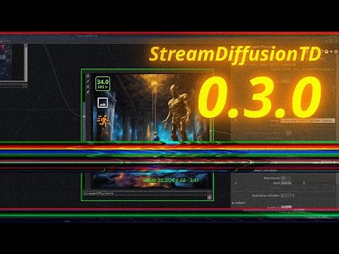 StreamDiffusionTD 0.3.0 - SDXL, IP-Adapter, Daydream (Quick Overview)