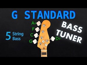 G STANDARD - 5 STRING BASS Tuning (Tuner)
