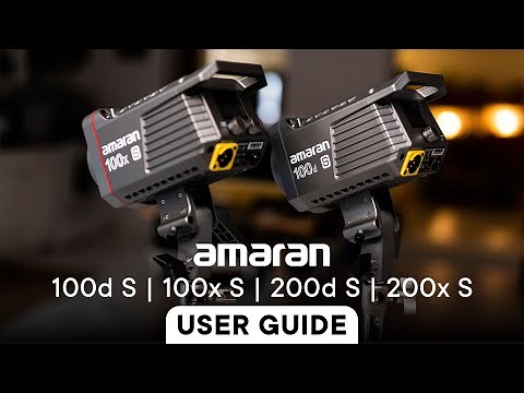 User Guide | amaran COB 100d S, 100x S, 200d S, 200x S