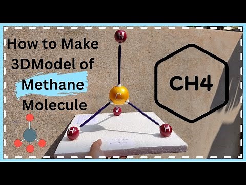 Methane Model | How to Make Methane Model at Home | School Project | Class 9 | Science