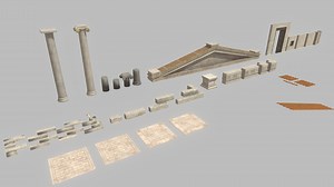 Ancient Temple Modular Kit - Buy Royalty Free 3D model by MMC Works (@mmcworks)