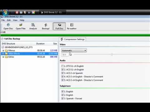 Rip any Dvd Using Dvd Shrink And Burn After