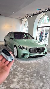 1.3M views · 26K reactions | HOT or NOT? 1 of 1 @mercedesamg S63 finished in Ice Green Metallic with Snow White Wheels  Mercedes Manufaktur giving you unlimited opportunities for your Mercedes with the latest ‘Made to Measure’ Program  What special color would you choose for this S63  _________________________ Mercedes-AMG S63 E-Performance supported by @mercedesbenz @studio.odeonsplatz | Mr.Benz | Facebook