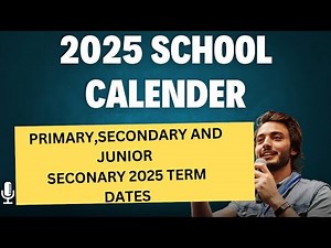 2025 SCHOOL TERM DATES.2025 SCHOOL CALENDER OF EVENTS