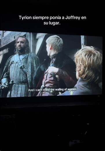 Tyrion siempre ponía a Joffrey en su lugar. #gameofthrones #got #tyrionlannister #joffreybaratheon #fyp