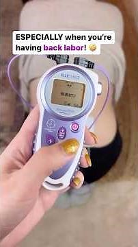 How to use your tens machine #pregnant #tensmachine #labour